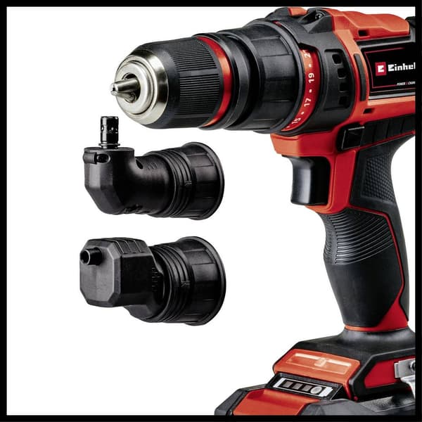 Einhell Power X-Change TE-CD 18/45 3X-Li +22 4513990 Borrskruvdragare batteri 18 V 2 Ah inkl. 1x batteri, inkl. vinkela