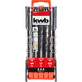 Miniatyrbild 2 av 3: kwb 109155 HSS Borrsats 9 delar 3 mm, 4 mm, 5 mm, 6 mm, 8 mm 1/4 9 st