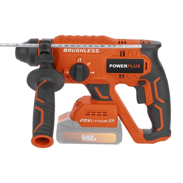 Powerplus Hammerboremaskine Powdp15630 20v Søvfarvet