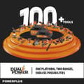 Miniatyrbillede 9 af 10: Powerplus Hammerboremaskine Powdp15630 20v Søvfarvet