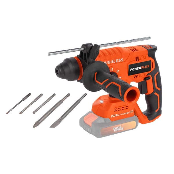 Powerplus Hammerboremaskine Powdp15630 20v Søvfarvet