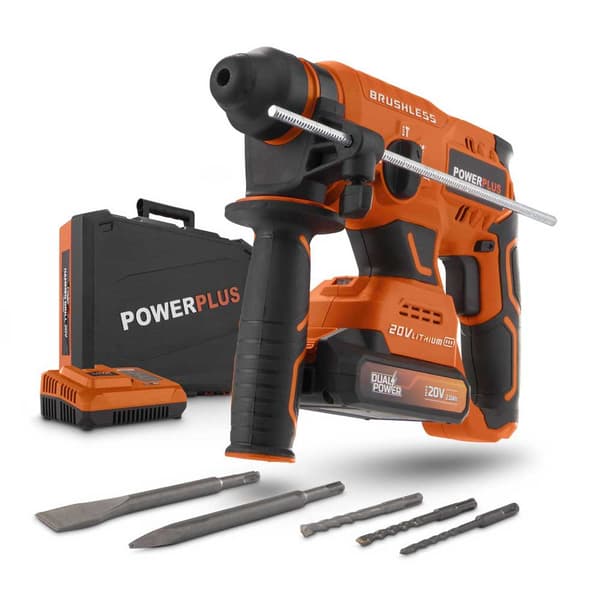 Powerplus Hammerboremaskine Powdp15640 20v Orange