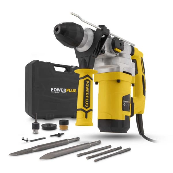 Powerplus Hammerboremaskine Powx1175 1600w Søvfarvet