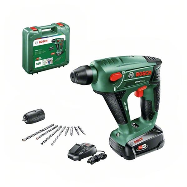 Bosch Professional Hammerboremaskine Uneo Maxx 1x2.5ah Søvfarvet