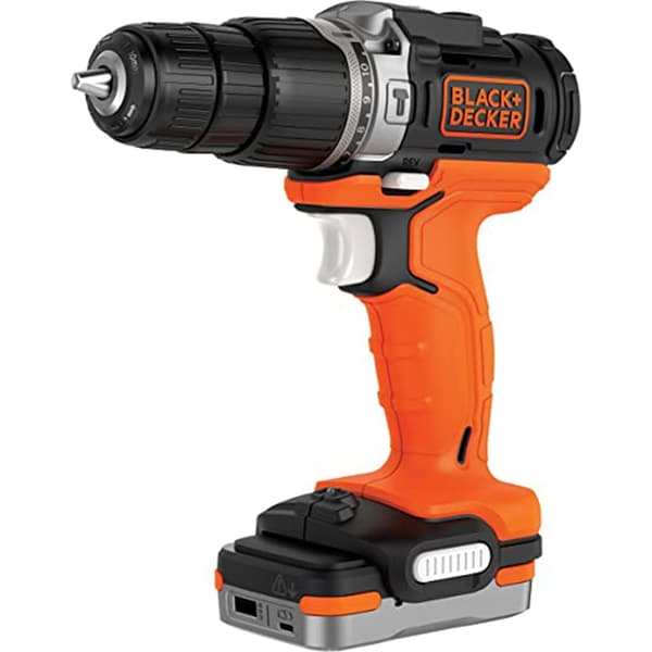 Black & Decker Hammerboremaskine Bdchd12s1-xj 12v Orange