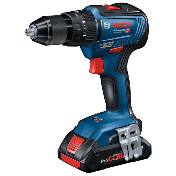 Bosch Professional Akku Slagboremaskine Gsb 18v-55 Blå