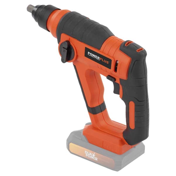 Powerplus Hammerboremaskine Powdp15600 20v Søvfarvet