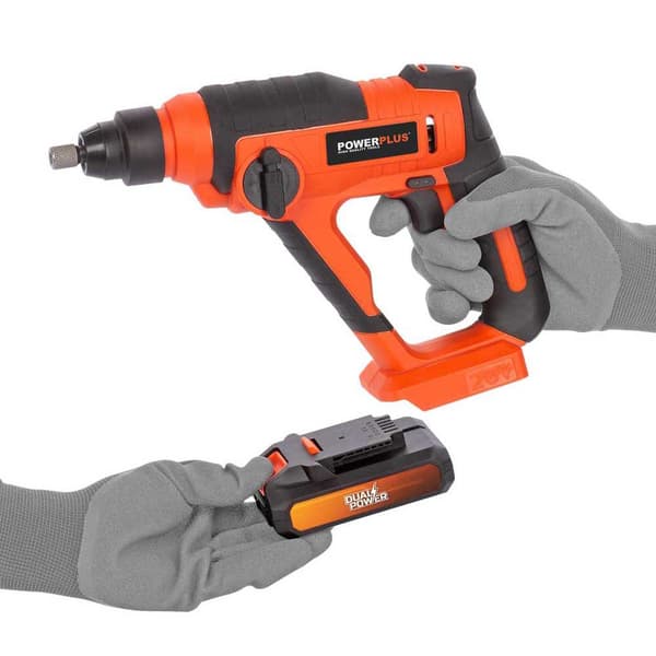 Powerplus Hammerboremaskine Powdp15600 20v Søvfarvet