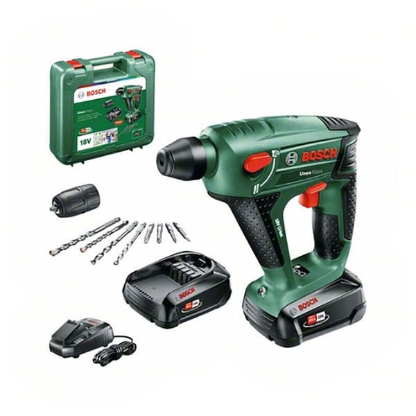 Bosch Professional Hammerboremaskine Uneo Maxx 2x2.5ah Søvfarvet