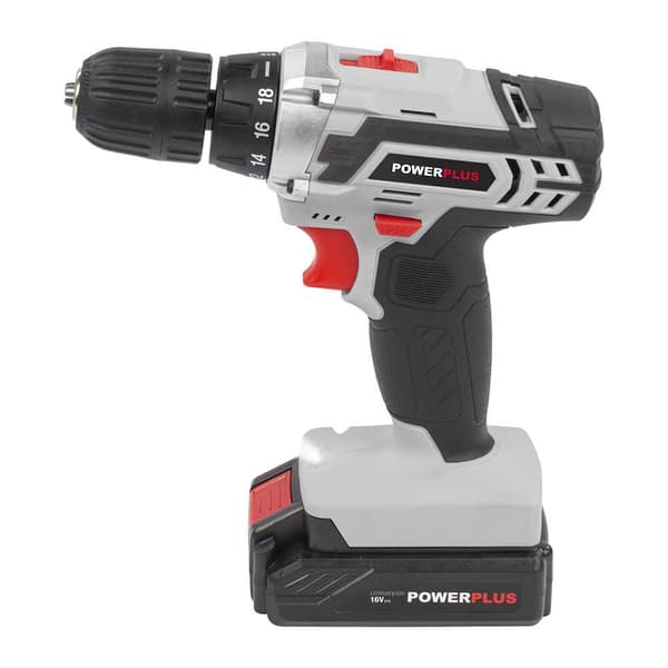 Powerplus Akku Boremaskine Powc1061 16v Søvfarvet