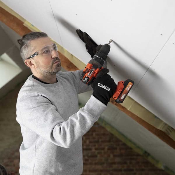 Powerplus Akku Skruetrækker Boremaskine Powdp15200 20v 50nm Søvfarvet