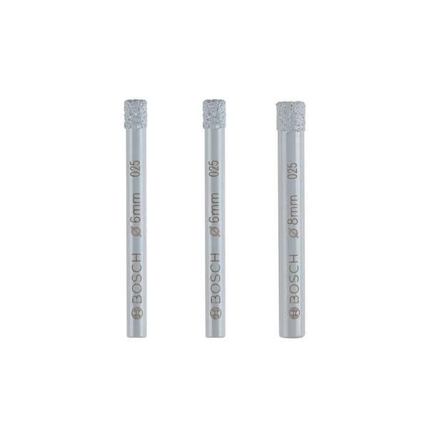Bosch Professional Borrkrona Expert Ceramic 6+6+8 Mm Silver