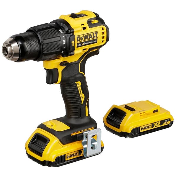 Dewalt Trådløs Combi Dcd709d2t-qw 18v Gul