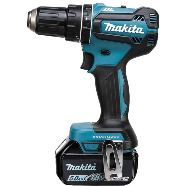 Makita Trådløs Combi Dhp485rtj Blå
