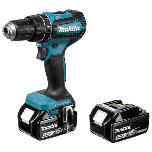 Makita Trådløs Combi Dhp485rtj Blå