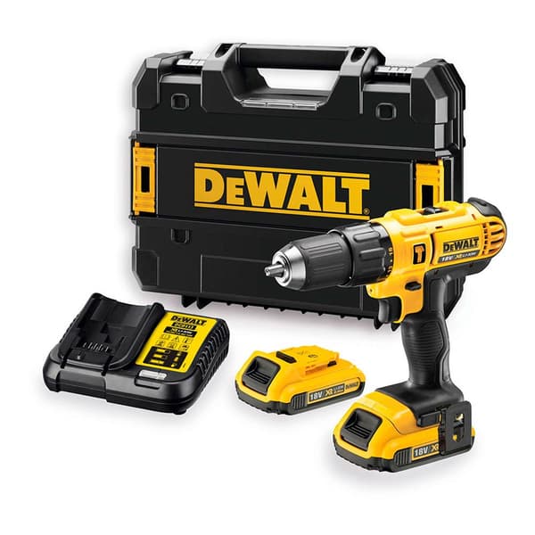 Dewalt Hammerboremaskine Med Kasse Dcd776d2t-qw Gul
