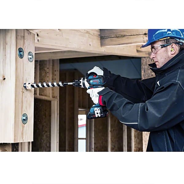 Bosch Professional Hammarborr Gsb18v-110c+2x4.0ah Proc+gal18v-40+l-boxx Silver