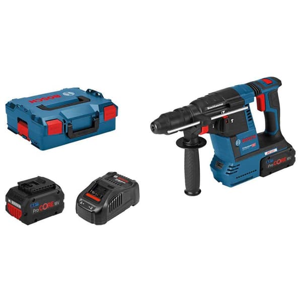 Bosch Professional Akkuyhdistelmäporakone Gbh 18v-26 F Professional Sininen