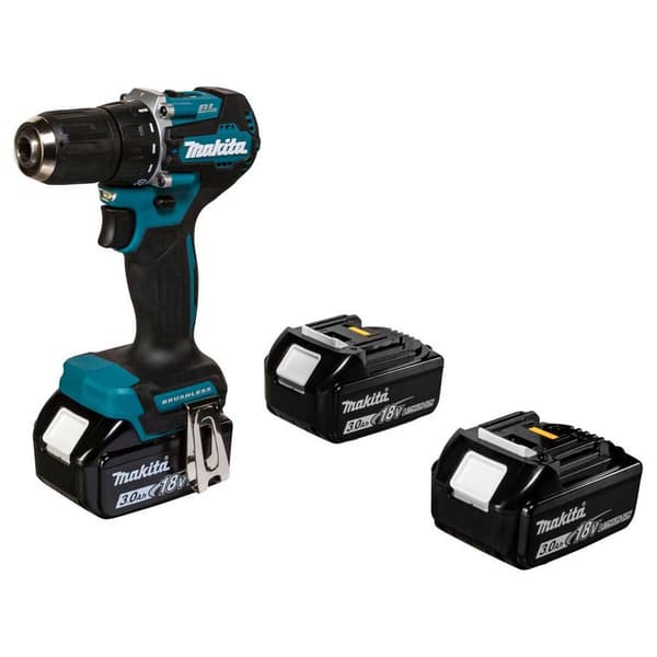 Makita Sladdlös Slagborrmaskin Ddf487rfe3 Blå,Svart