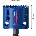 Miniatyrbillede 10 af 10: Bosch Professional Sierra Krone Expert Tough Material Power Change 76 Mm Transparent