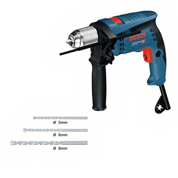 Bosch Professional Re+drill Bit Set Gsb 13 5/6/8 Mm Hammare Borra Silver