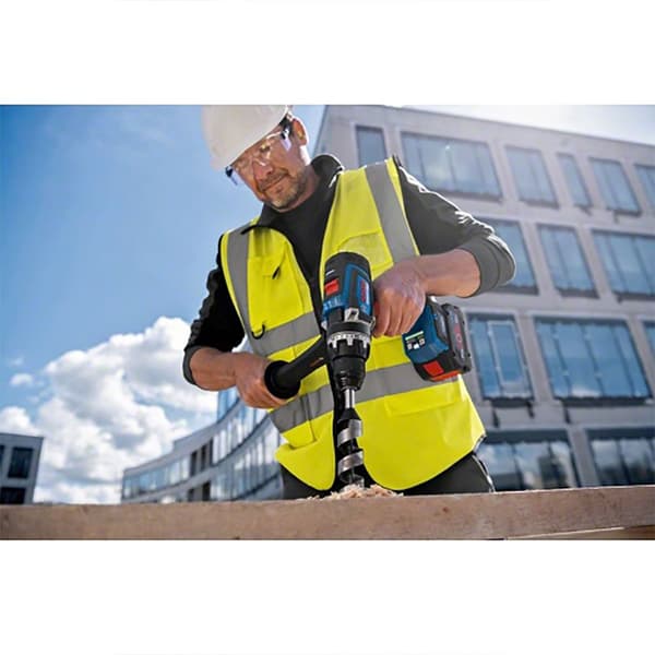 Bosch Professional Vasarapora Gsb 18v-150 C L-boxx Hopeinen