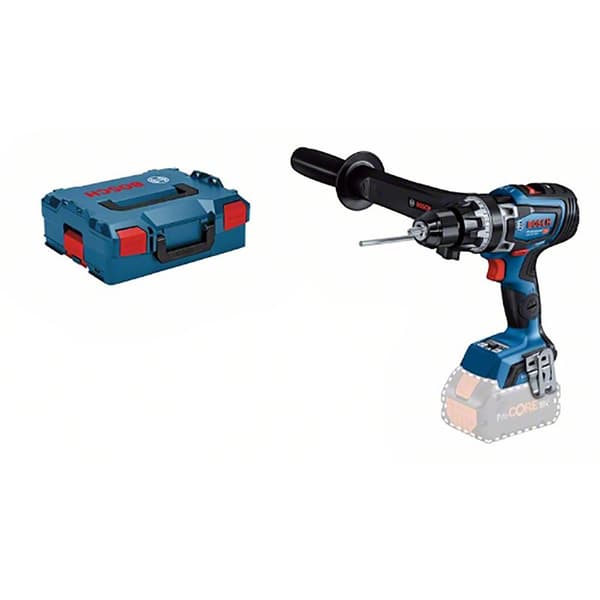 Bosch Professional Vasarapora Gsb 18v-150 C L-boxx Hopeinen
