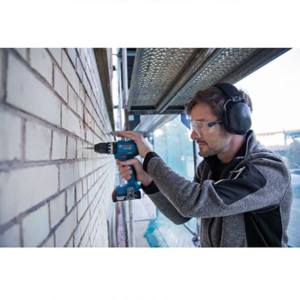 Bosch Professional Hammarborr Gsb18v-45 L-boxx 136 Silver