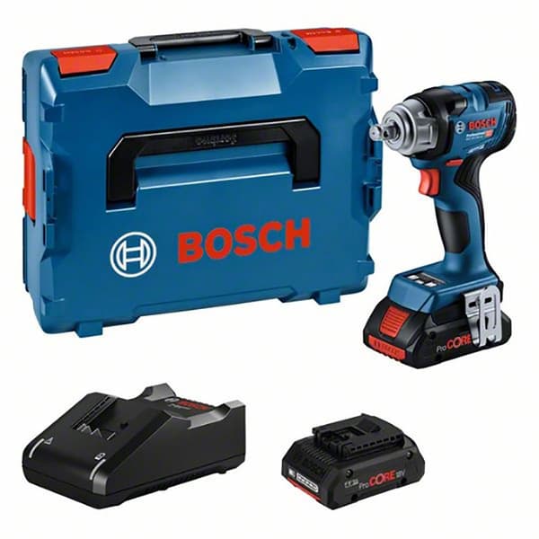 Bosch Professional Akku Slagboremaskine Gds18v-330hc 2x4pc Gal18v Como Lboxx Søvfarvet