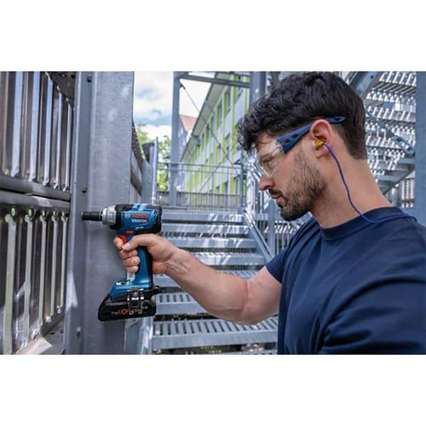Bosch Professional Sladdlös Slagborrmaskin Gds18v-330hc Como Lboxx136 Blå