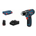 Miniatyrbild 1 av 3: Bosch Professional Batteri Skruvmejsel Gsr 12v-15 + 2x2.0 Ah + L-boxx Silver