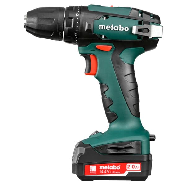 Metabo Trådløs Med Bs 14/4v 2 Batterier Grøn
