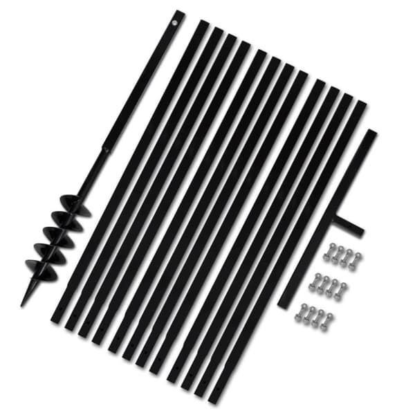 Pælebor med håndtag, 100 mm, med forlængerrør, 13 m, stål
