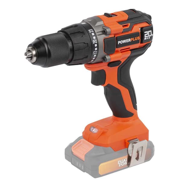 Powerplus Akku Boremaskine Powdp15100 20v Søvfarvet