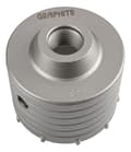 Miniatyrbillede 2 af 9: 85 mm Widia hulsav med SDS+ adapter og pilotbor
