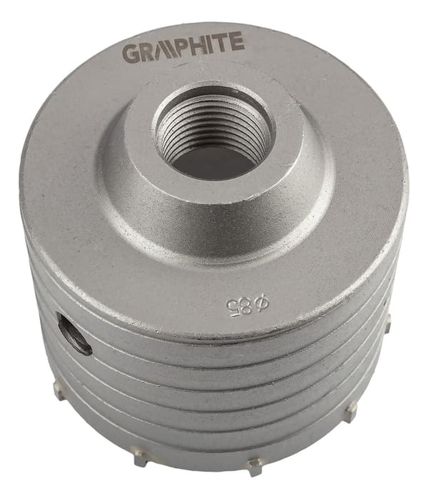 85 mm Widia hulsav med SDS+ adapter og pilotbor