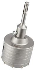 Miniatyrbillede 6 af 9: 85 mm Widia hulsav med SDS+ adapter og pilotbor
