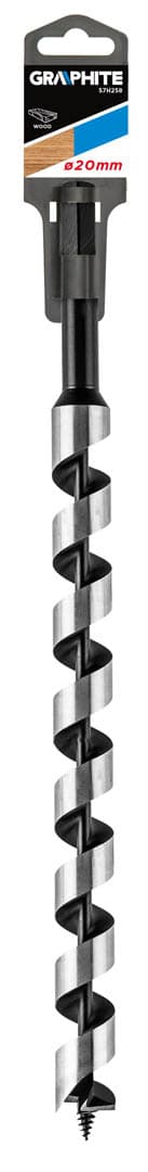 Spiral træbor, 20 x 400 mm