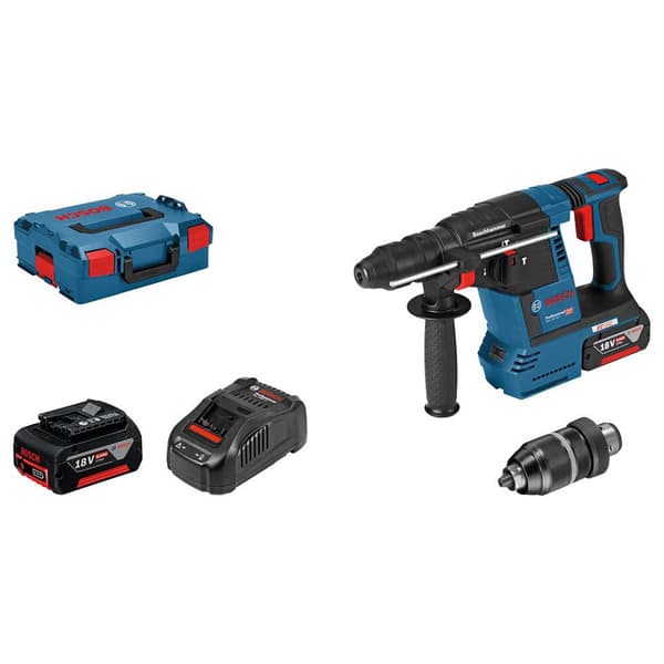 Bosch Gbh18v-26f+gde18v-16+l-boxx238 Hammerbor Uden Batteri