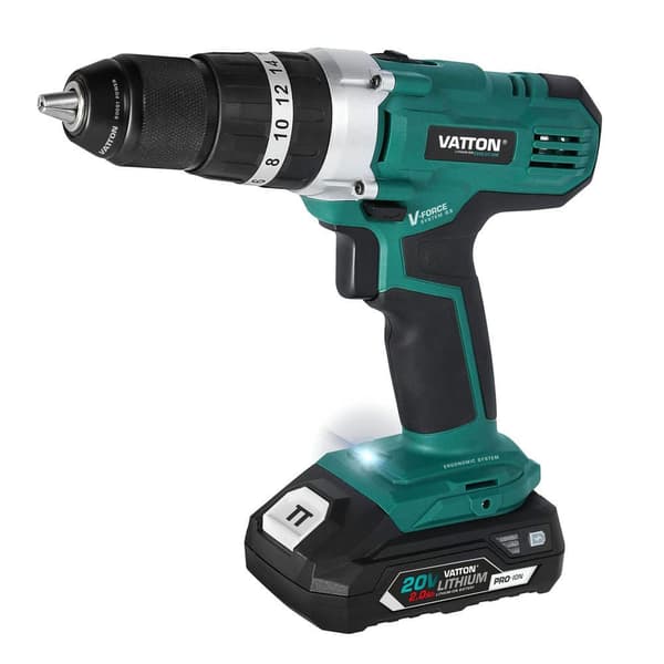 Vatton Slagboremaskine 1 Batteri 2.0ah 20v