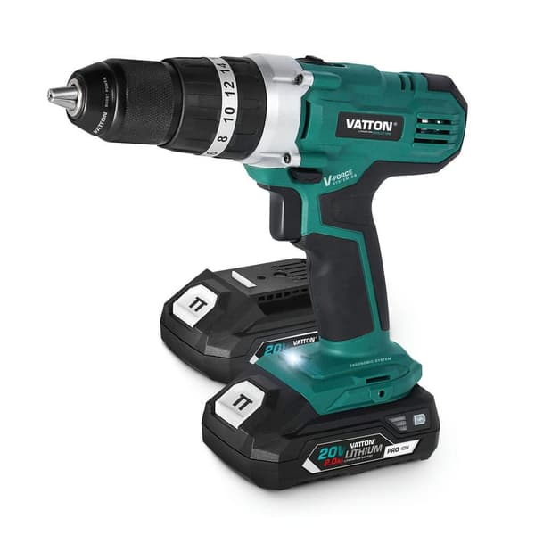 Vatton Slagboremaskine 2 Batterier 2.0 Ah 20v