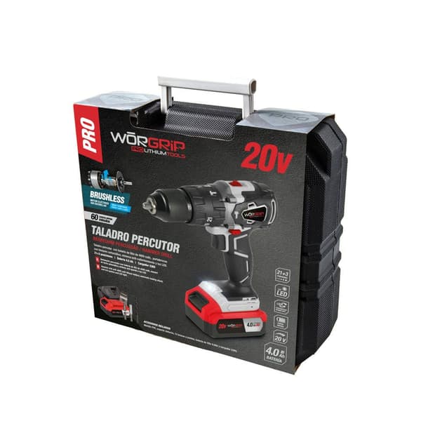 Worgrip Harjaton Iskuporakone 1 Akku 4.0ah 20v