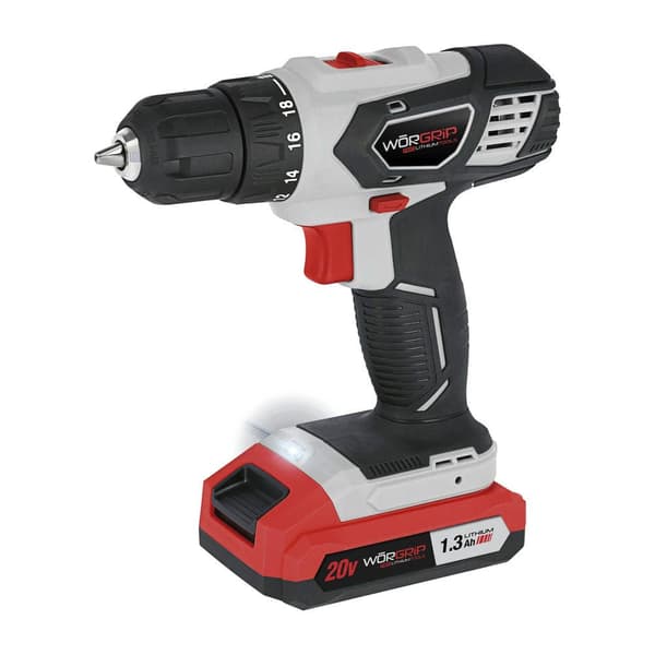 Worgrip Batteri Till Borrmaskin 1.3ah 20v