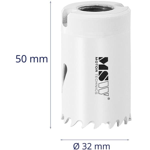 Bimetall hålsågborr för metall, trä, plast, dia. 32 mm
