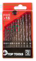 Miniatyrbild 2 av 2: HSS metallborr, 1,5-6,5 mm, set med 13 st