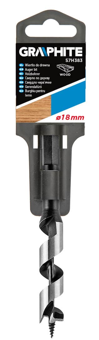 Träspiralborr, 18 x 151 mm (13 mm chuck)