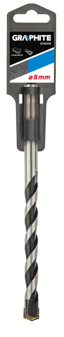 x 120 mm betongborr, fjärilspets