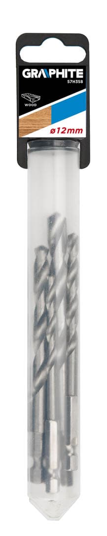 Træspiralbor, 12 x 250 mm