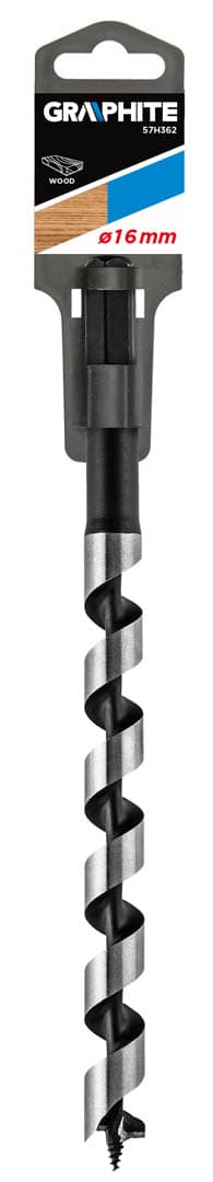 Træspiralbor, 16 x 250 mm