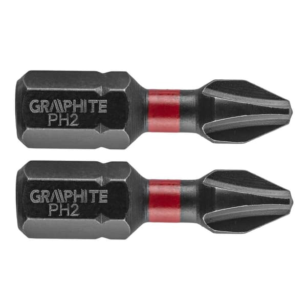 Slagbits PH2 x 25 mm, 2 stk.